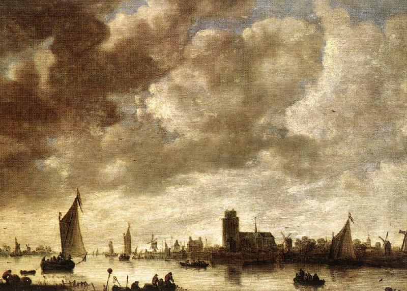 View of the Merwede before Dordrecht sdg, GOYEN, Jan van